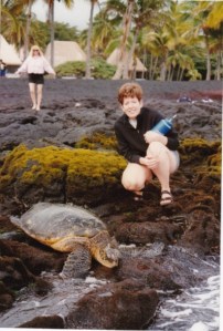 Big Island 1993 Black Sand Beaches & Good Friends
