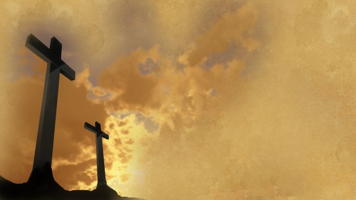 crosses  silhouette with theold paper  as background