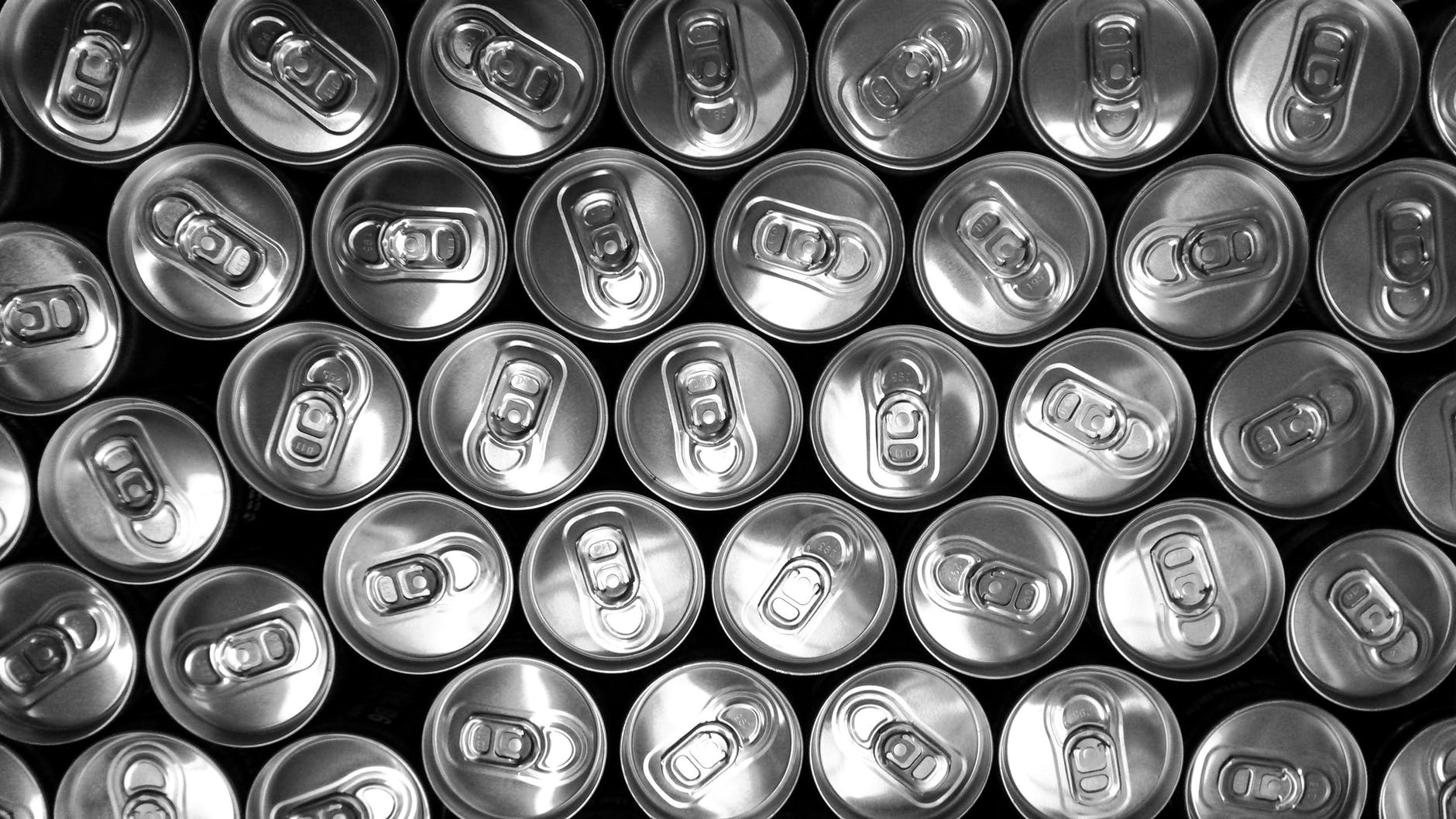 cans black and white doses